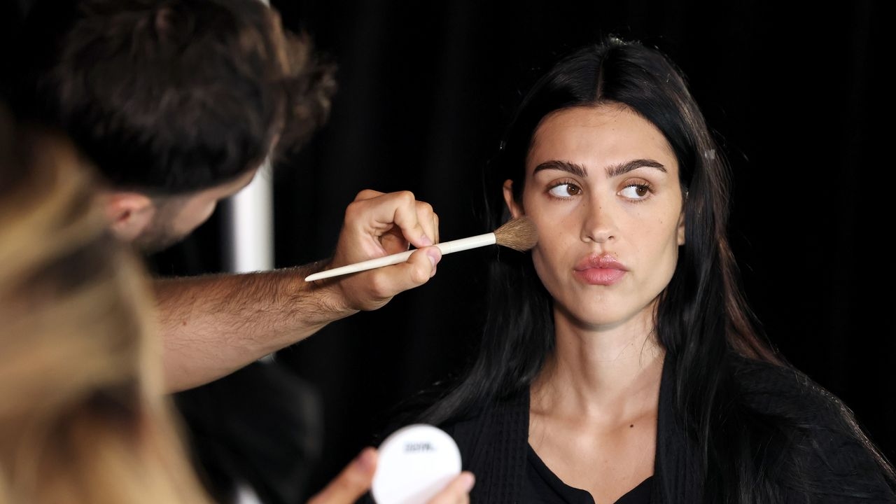 New York Fashion Week Spring/Summer 2026's Best Beauty Trends: Orange Blush, Chrome Nails & More