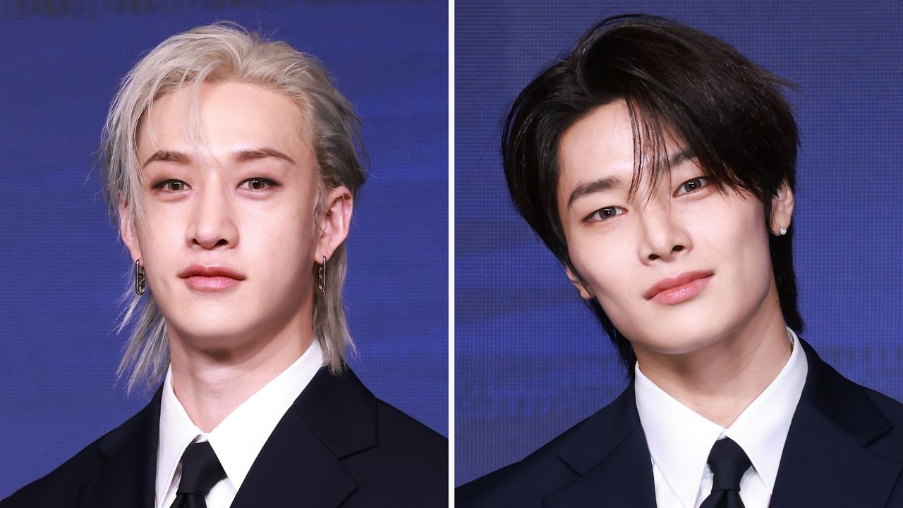 Bang Chan e IN, do Stray Kids, endossam a tendência canadense de smoking para o outono