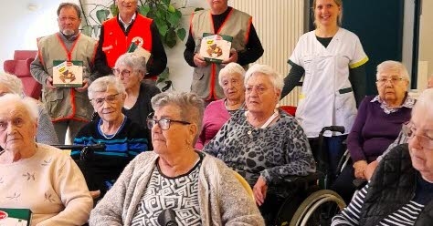 Lapoutroie. En la residencia de ancianos, después de la Pascua, vuelve a ser Pascua.