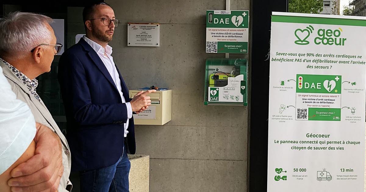 Riedisheim. Géocœur, un dispositivo conectado para salvar vidas.