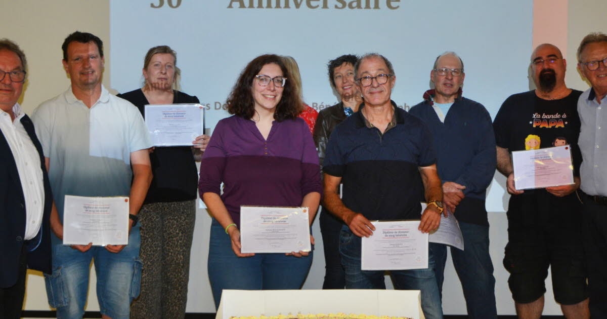 Ittenheim. Amicale des donneurs de sang : 20 diplômes remis