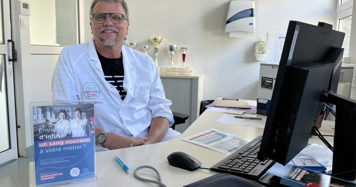 Alto Rin. En agosto también es crucial donar sangre: el llamamiento del Dr. Forny, director del EFS.