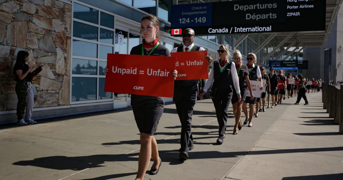 Transport. Stewardesy Air Canada strajkują, wszystkie loty odwołane.