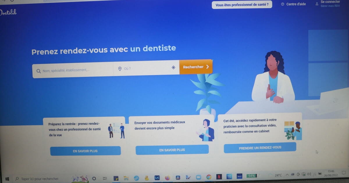Gesundheit. Doctolib verspricht Ihnen eine Geld-zurück-Garantie: Vorsicht, Betrug nimmt zu.