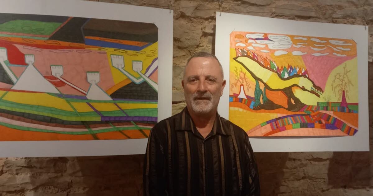 Sennecey-le-Grand. A 63 anni, espone per la prima volta le sue opere