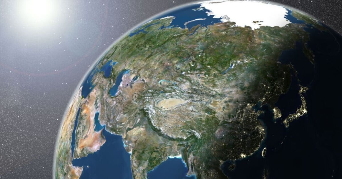 Viral image showing the Earth from an unusual angle sends social media users into a frenzy