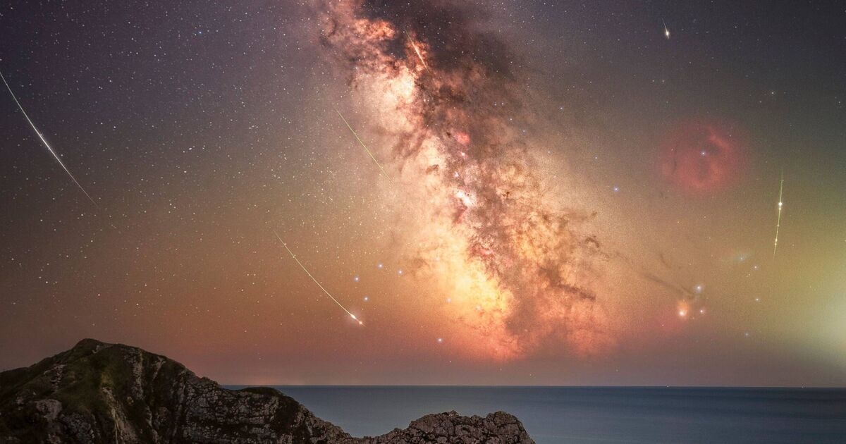 Unglaubliches Bild des Perseiden-Meteorschauers, aufgenommen von einem Fotografen aus Dorset