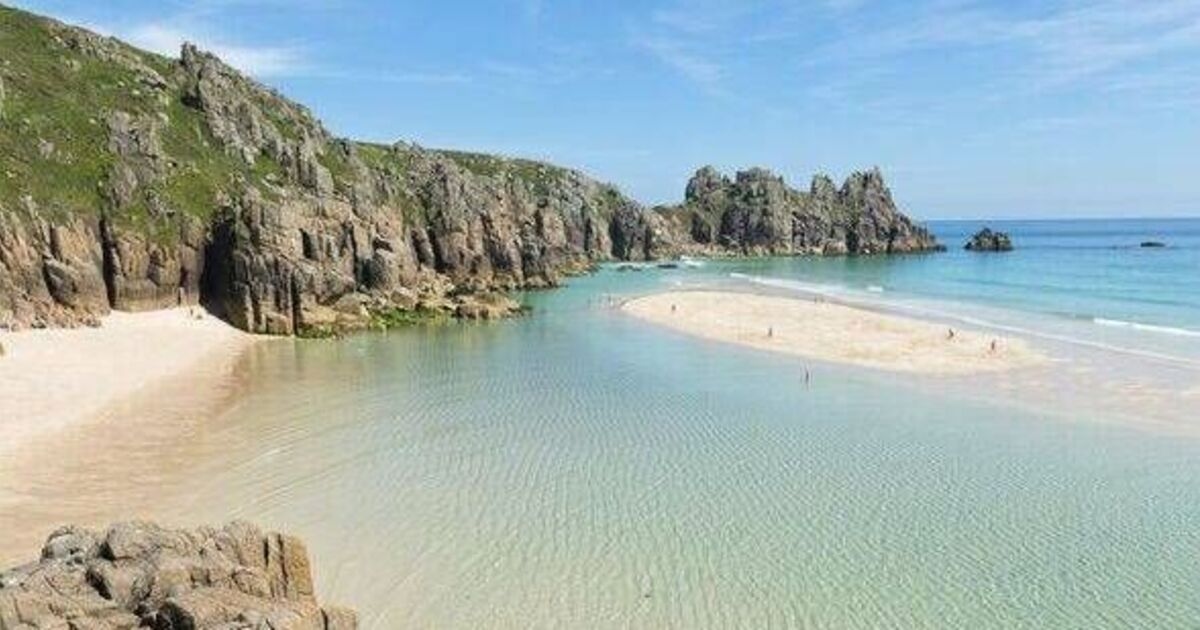 Einer der schönsten Strände der Welt liegt in Cornwall und niemand weiß, dass er dort ist