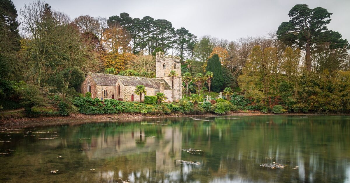 'Magical' UK village with ancient church in tropical gardens
