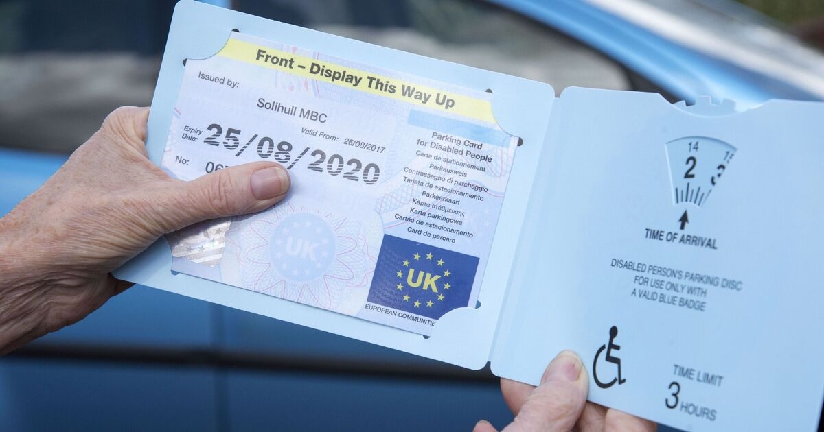 Drivers urged to put photocopy of Blue Badge in windscreen