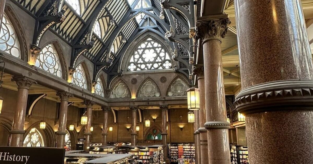 Inside 'most beautiful' book store in UK - and people can't believe where it is