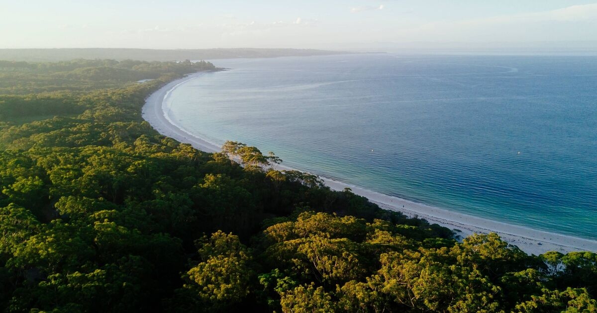 The white sand beach made famous for otherworldly light that only appears after dark