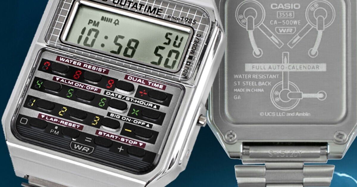 Herinner je je je rekenmachinehorloge nog? Casio is terug met een futuristische upgrade.