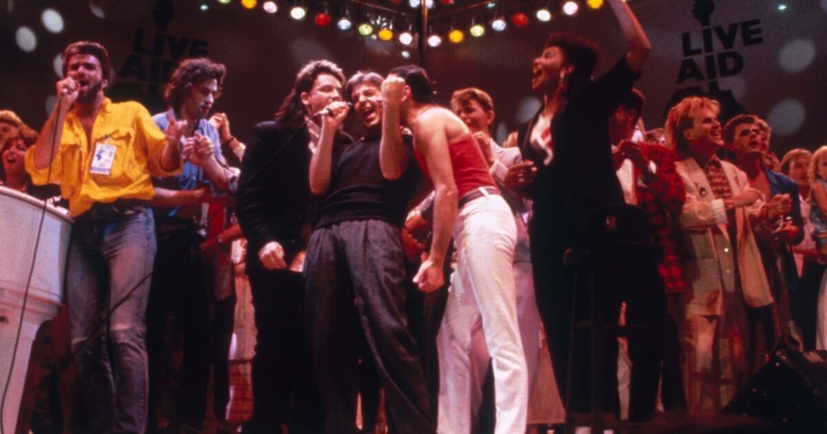 'Eu estava no Live Aid e você não vai acreditar na estrela no palco quando a multidão vaiou'