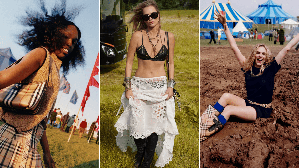 É hora de desenterrar suas roupas adolescentes Glasto - a moda dos festivais dos anos 2000 está oficialmente na moda novamente