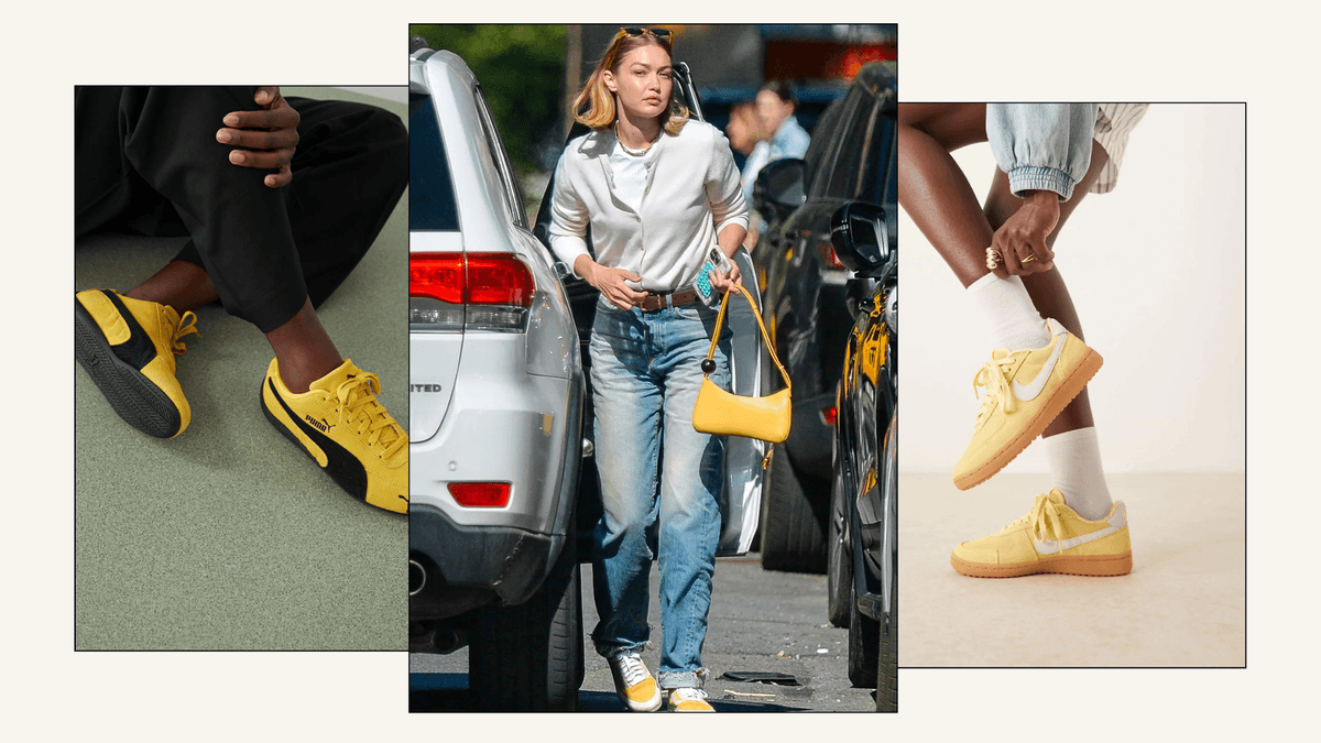 If You Wear Jeans and a White T-Shirt This Summer, Swap This Dated Trainer Colour Trend for This One