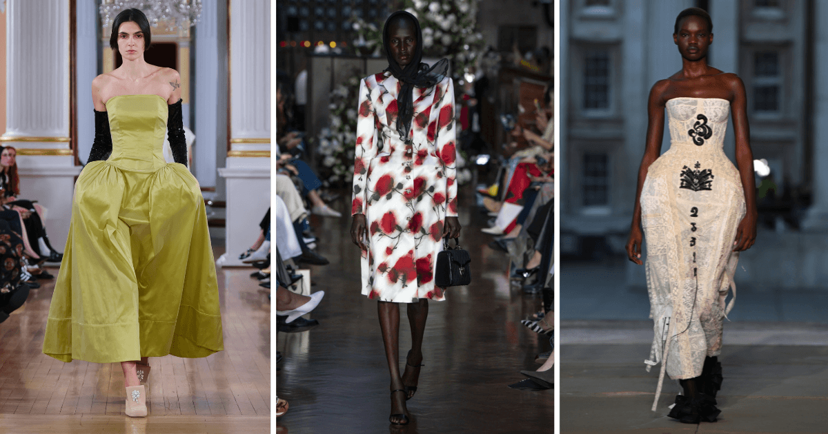 A London Fashion Week realmente criou apenas um renascimento do estilo rococó?