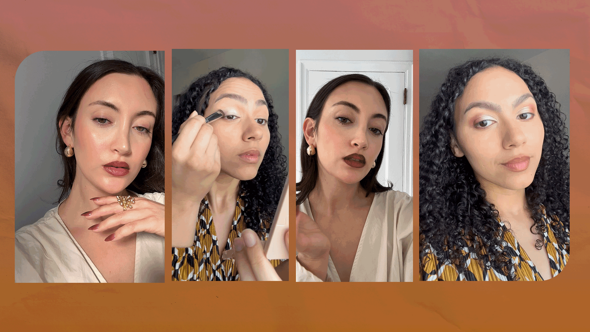 Cashmere Eyes! HD Skin! Espresso Lips! 4 Glam Makeup Looks to Copy RN