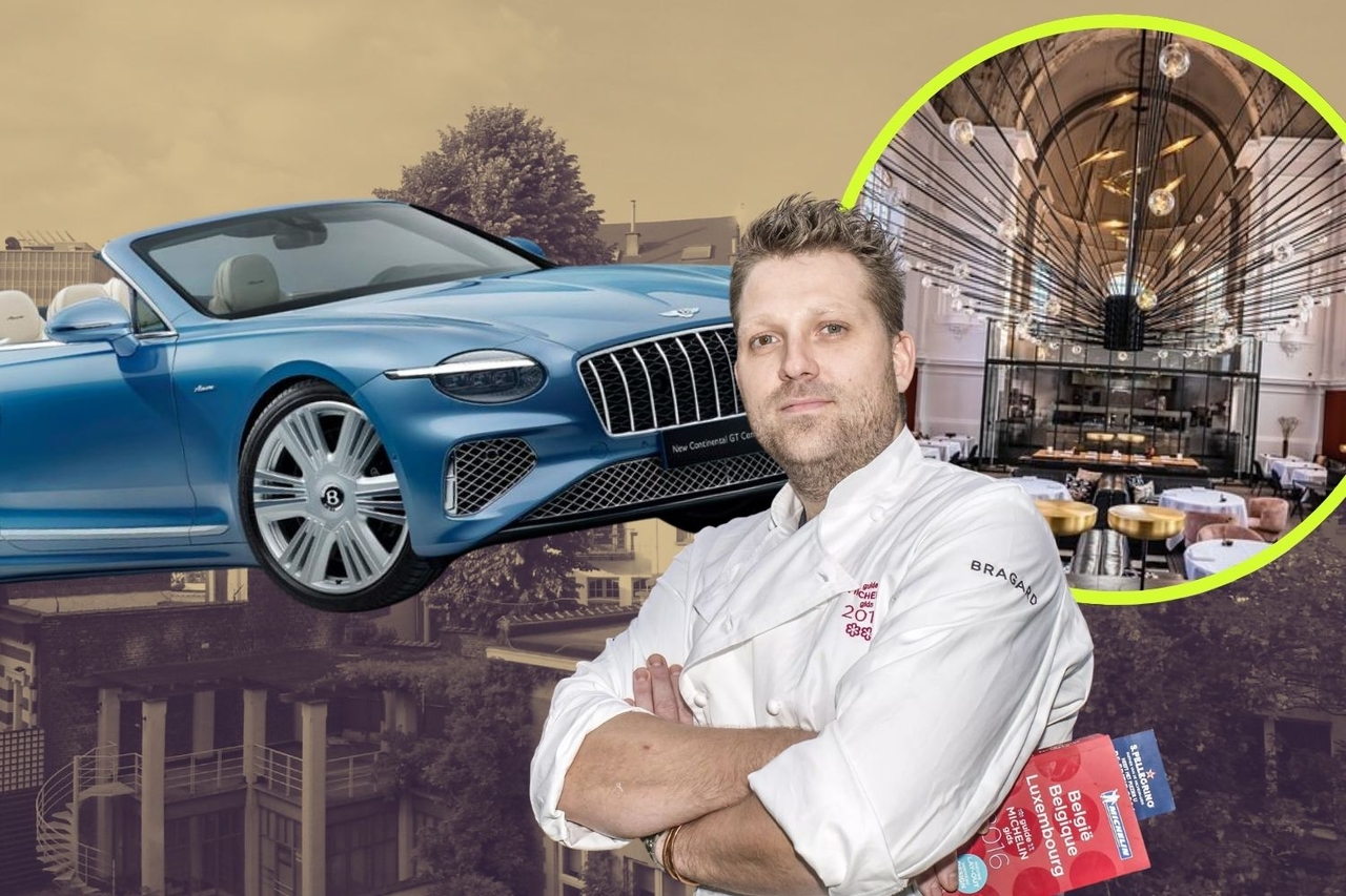A façanha do Bentley no telhado da Bélgica: a ostentação de Adrian Portelli para pobres ou a glória da gastronomia?