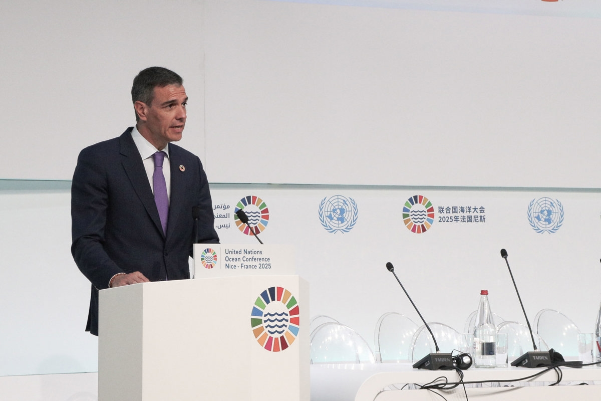 Pedro Sánchez: Caring for the ocean will protect the 19 million Spaniards living in coastal areas of the country.