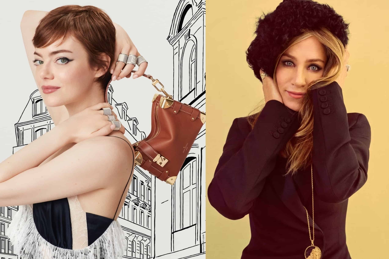 Jennifer Aniston voor Harper's Bazaar, Louis Vuitton's nieuwe tassensterren, en nog veel meer! Tiffany & Co.'s elektrische juwelen!