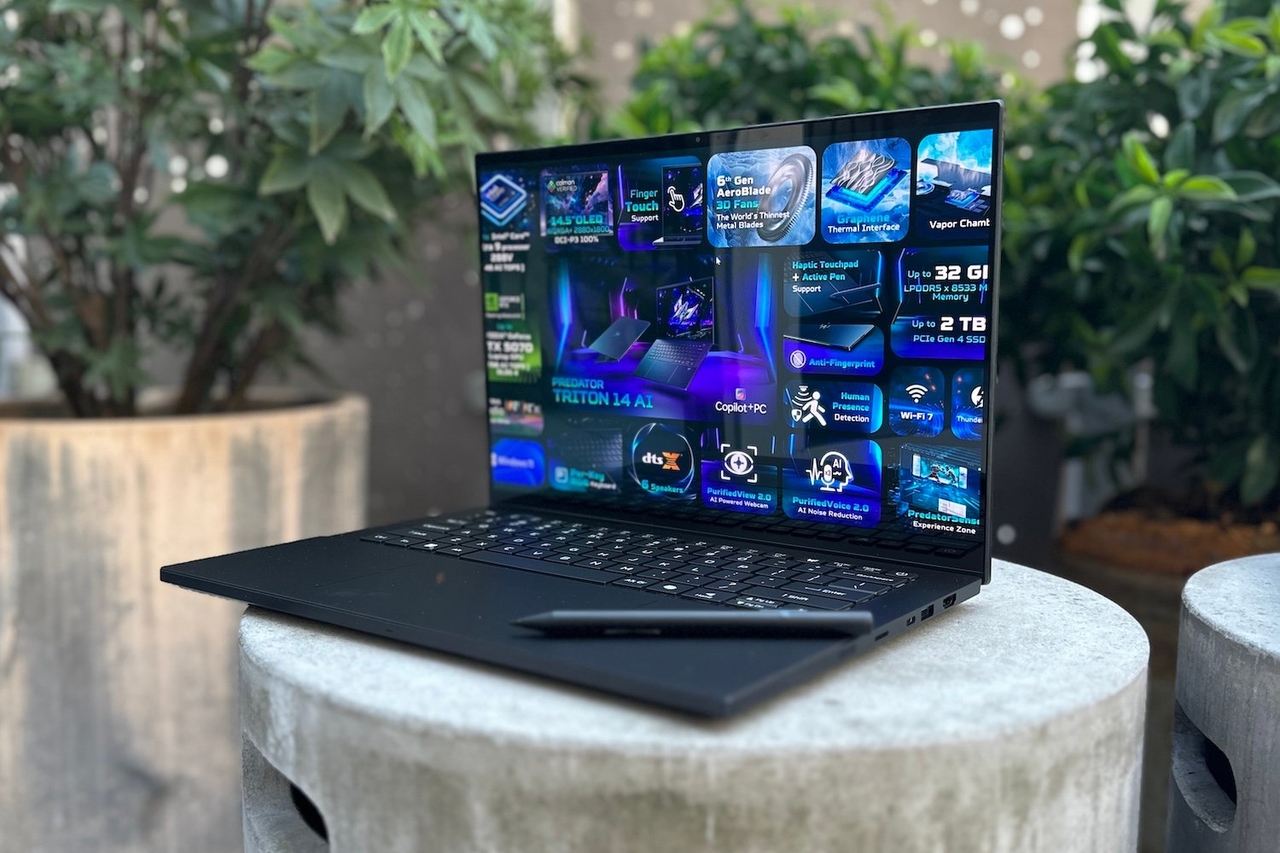 Acers schockierend leichter Gaming-Laptop verfügt über eine überraschende Trackpad-Funktion