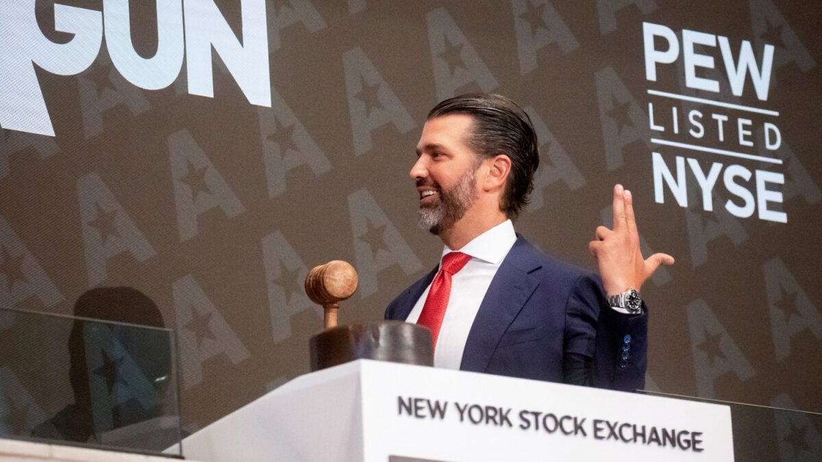 El negocio de "Amazon para armas" de Trump Jr. está dando resultados fallidos