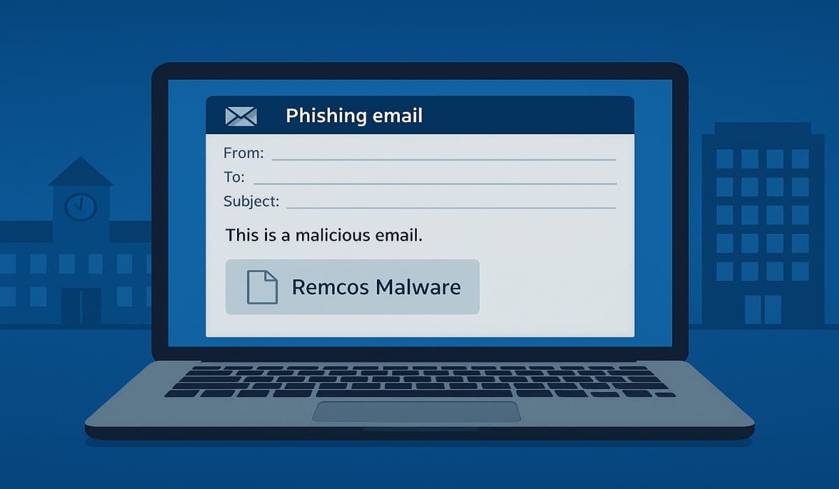 Новые скрытые вредоносные кампании Remcos нацелены на предприятия и школы