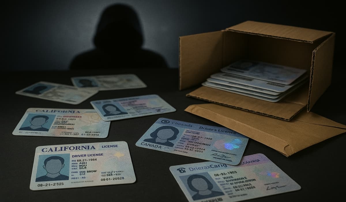 Chinese Network Selling Thousands of Fake US and Canadian IDs