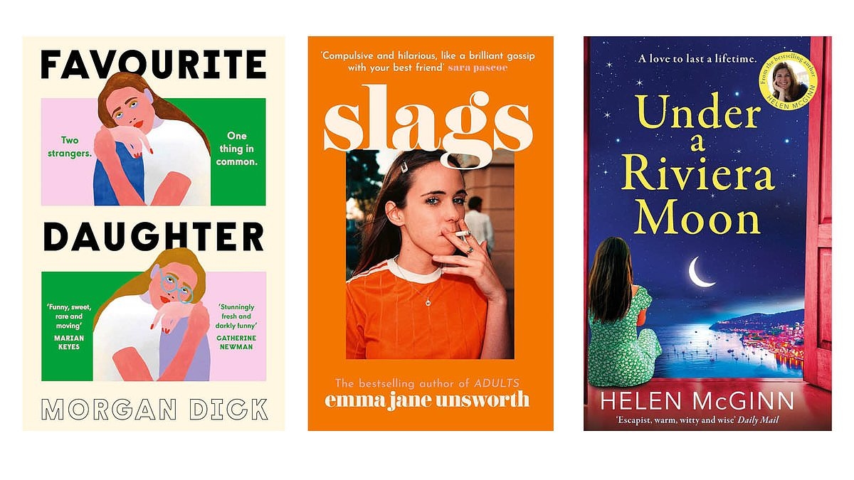 Un éxito rotundo: las mejores novelas contemporáneas disponibles: Under a Riviera Moon de Helen McGinn, Slags de Emma Jane Unsworth, Favourite Daughter de Morgan Dick