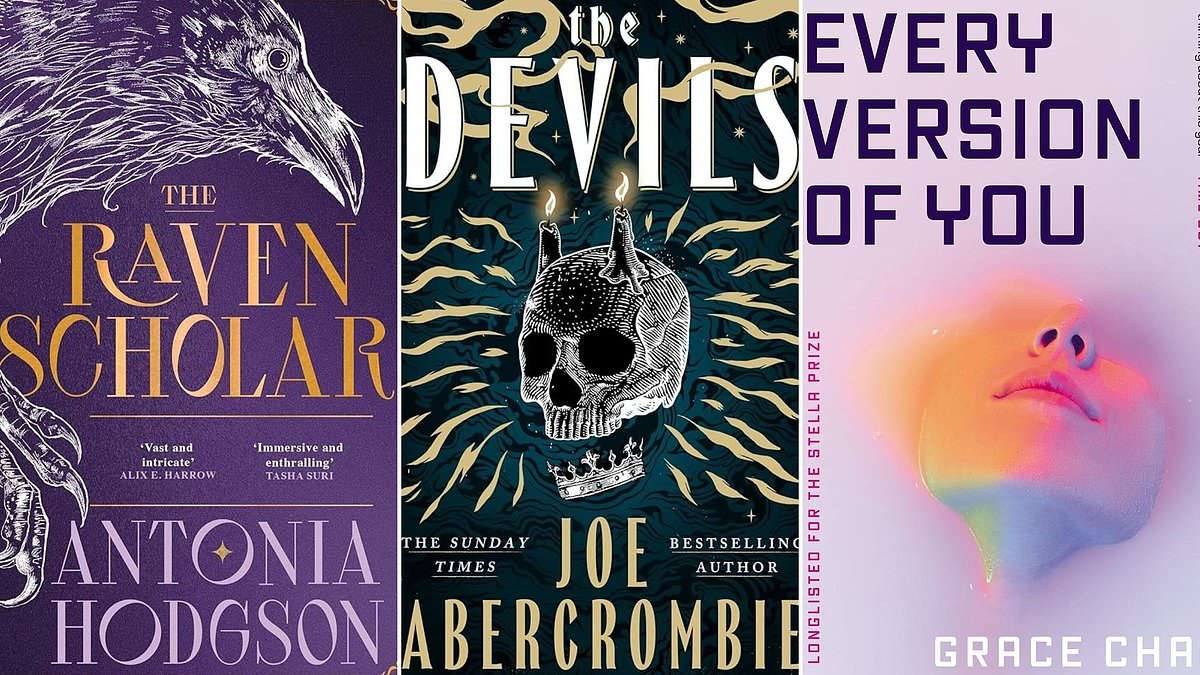 Savaşlar ve ihanetler şu anda çıkan en iyi Bilimkurgu ve Fantezi kitaplarında başrolde: Antonia Hodgson'ın The Raven Scholar'ı, Joe Abercrombie'nin The Devils'ı, Grace Chan'in Every Version of You'su