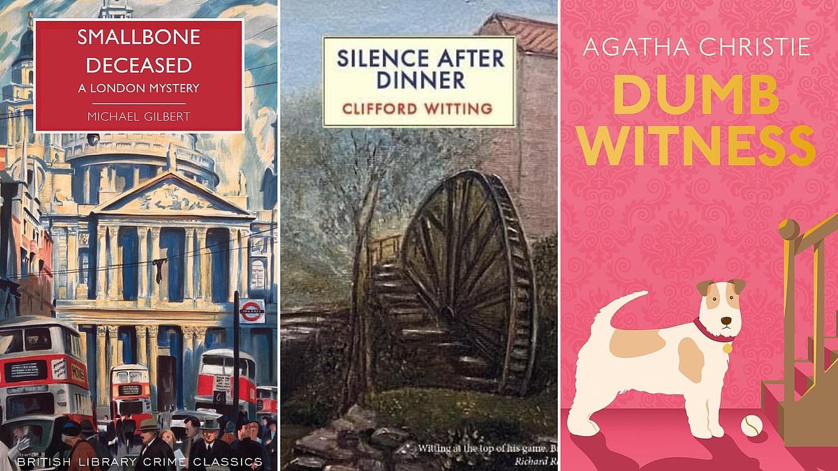One of our finest writers of mystery and detection: The best Classic Crime novels out now - Smallbone Deceased by Michael Gilbert, Silence After Dinner by Clifford Witting, Dumb Witness by Agatha Christie