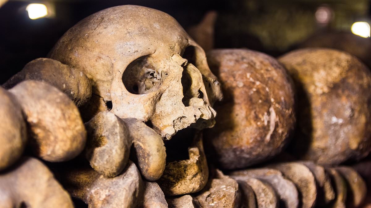 The six million skeletons hidden in over 150 miles of tunnels under Paris' streets
