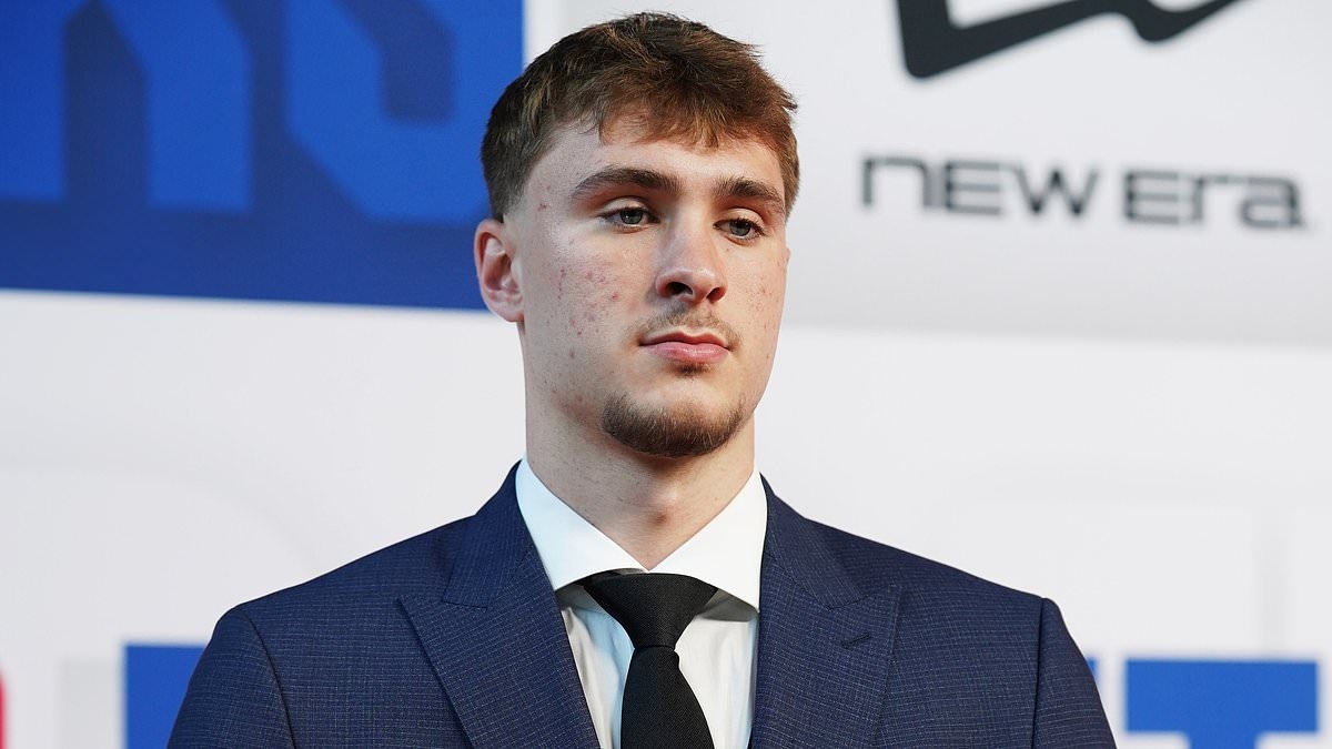 Dallas Mavericks make history as white American is selected at No 1 in the NBA Draft for first time since 1977