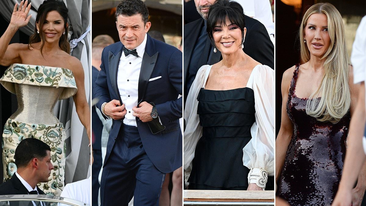 Schönheitschirurgen entdecken bei jeder Schönheitsoperation deutliche Spuren, während Prominente zur Hochzeit von Bezos und Sanchez strömen