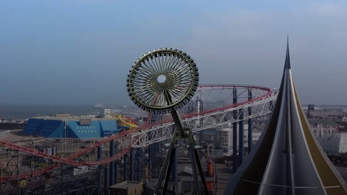 Un importante parque de atracciones del Reino Unido revela imágenes de la nueva atracción "más alta de su tipo" que transformará el horizonte
