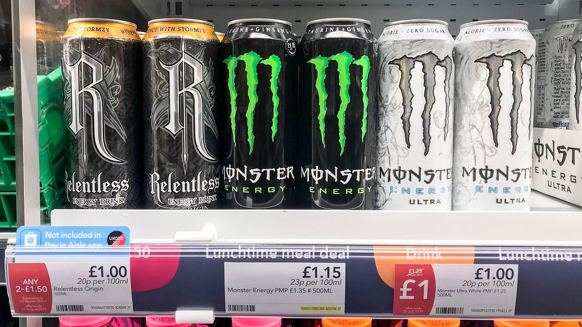 Vendas de bebidas energéticas para menores de 16 anos serão PROIBIDAS em nova tentativa de melhorar a concentração nas escolas