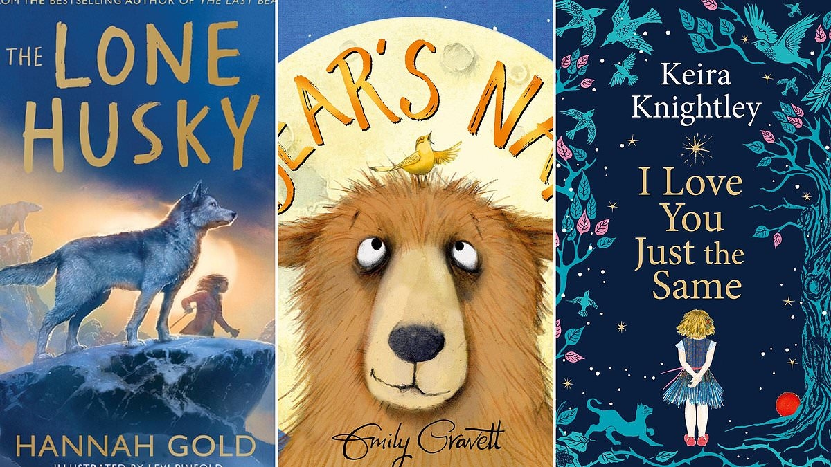 Keira Knightley takes on Kid's Fiction: BEAR'S NAP by Emily Gravett, I LOVE YOU JUST THE SAME by Keira Knightley, THE LONE HUSKY by Hannah Gold