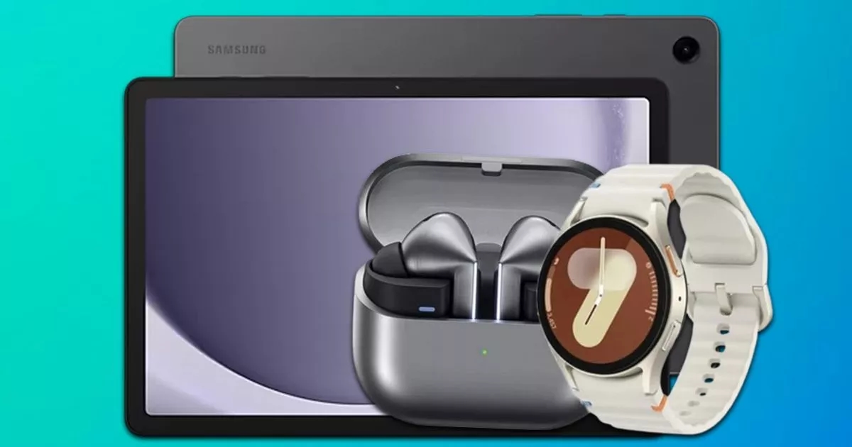 El sorteo de £600 de Samsung con una tableta Galaxy, un reloj inteligente y auriculares gratuitos termina en horas