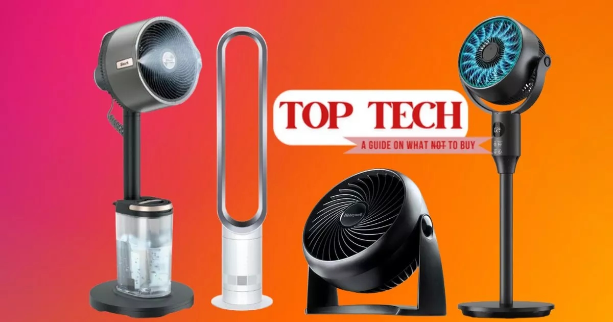 Top Tech: 5 вентиляторов, которые помогут справиться с аномальной жарой от Amazon, Shark и Dyson