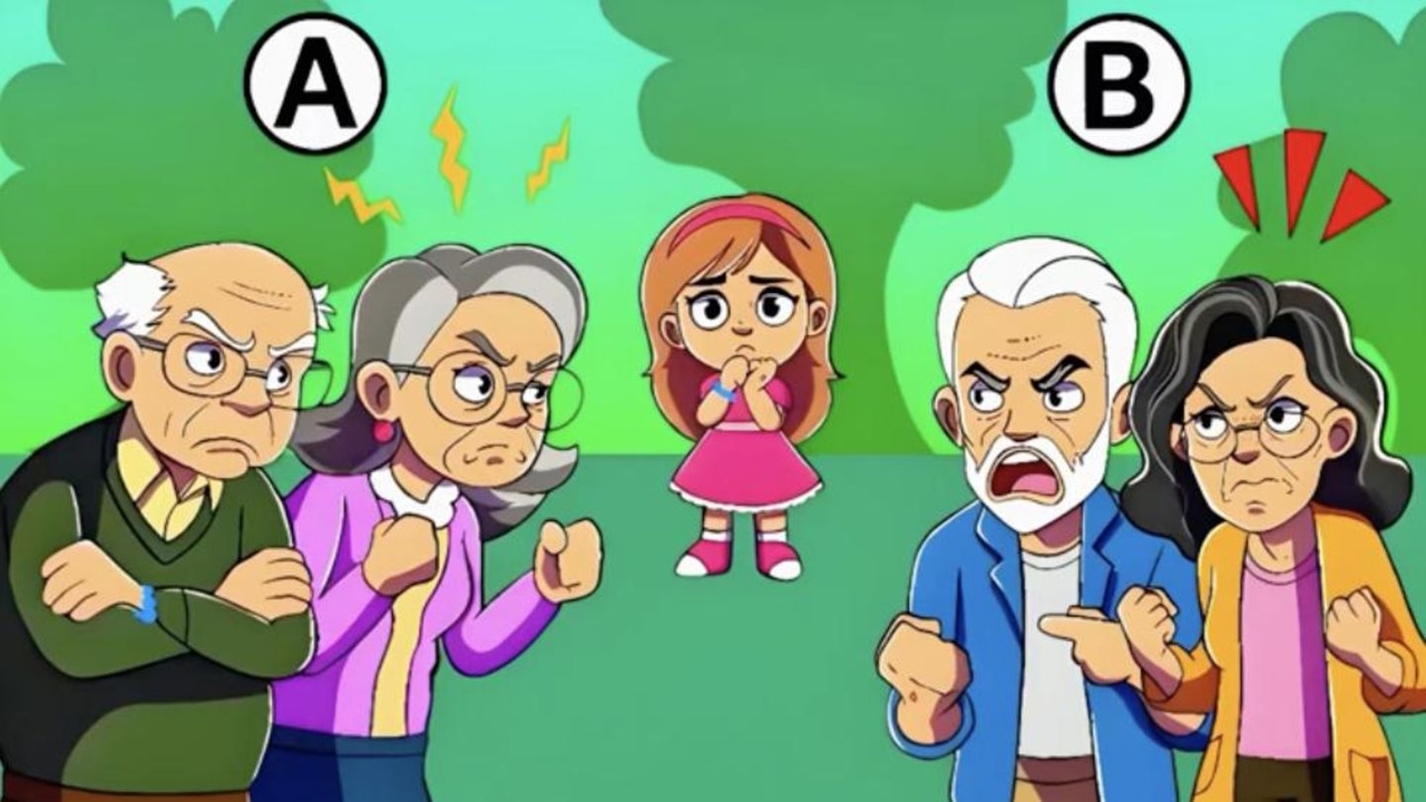 Test de inteligencia: ¿Puedes descubrir quiénes son los abuelos de la niña?