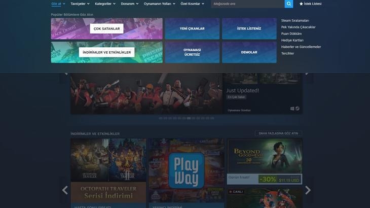 Steam hat mit dem Testen seines neuen Designs begonnen