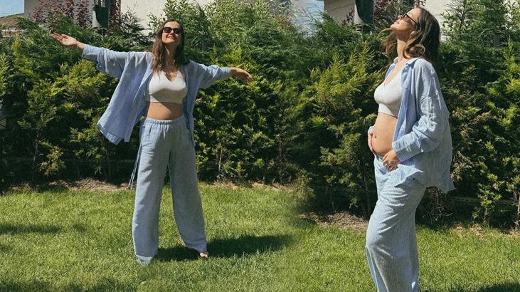 First photo of İrem Helvacıoğlu and her baby Sora