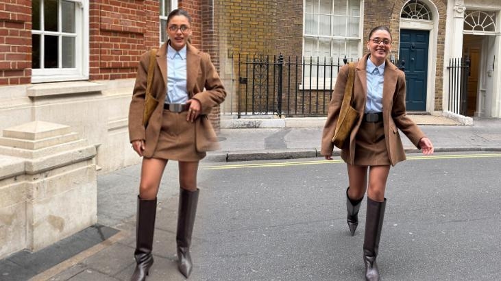 Sıla Türkoğlu's London outfits received thousands of likes in a short time!