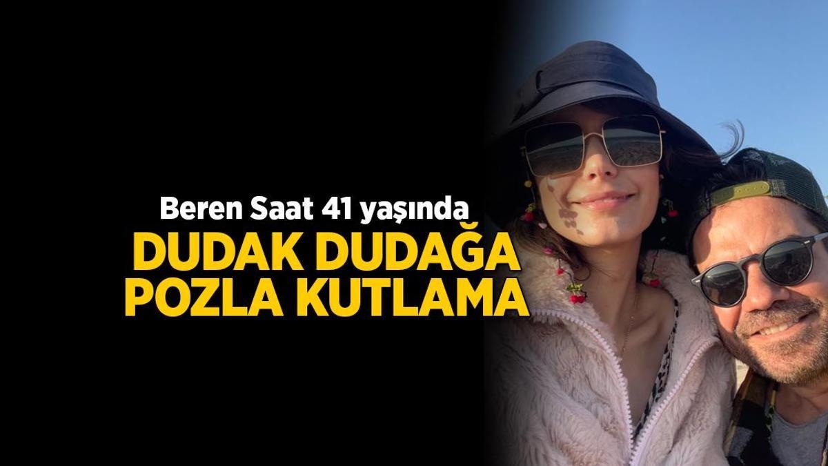 Kenan Doğulu uczcił urodziny Beren Saat, pozując usta do ust