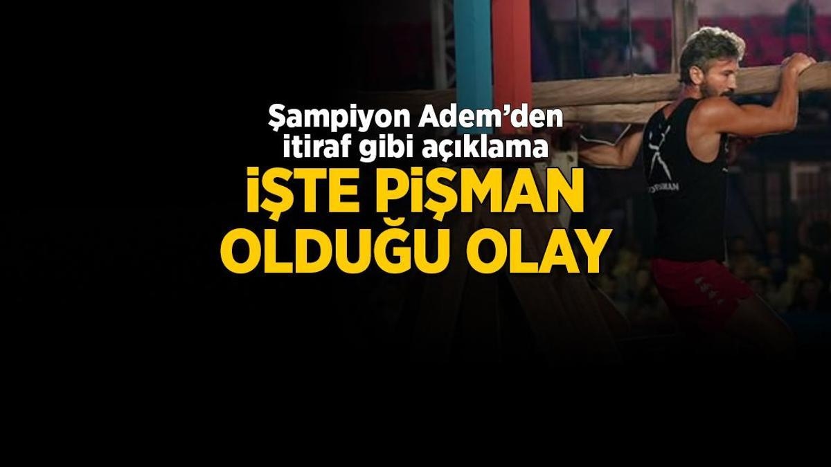 ÜBERLEBENDE NACHRICHTEN: Warum spricht Champion Adem Kılıççı nicht mit Yağmur Banda? Er sagte, der Vorfall bedauere ihn