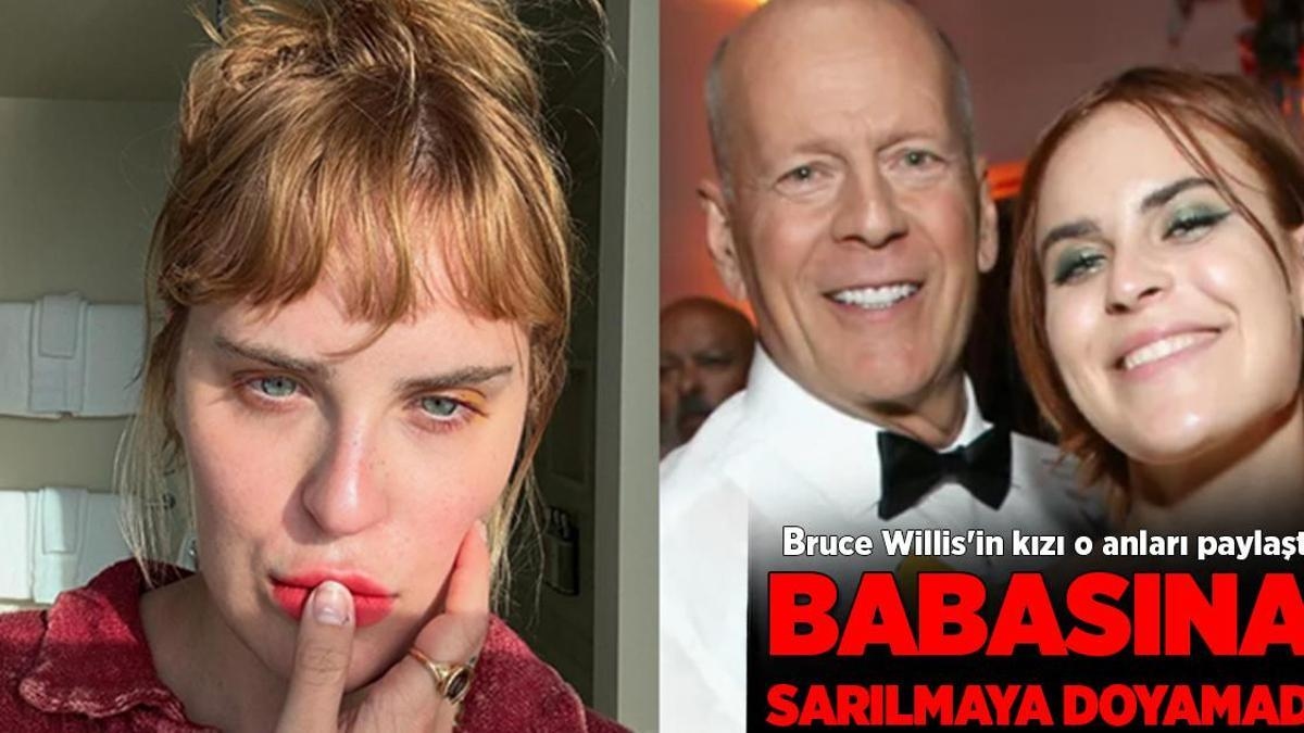 De dochter van Bruce Willis kan er geen genoeg van krijgen om haar vader te knuffelen! Foto's gaan viraal op Instagram