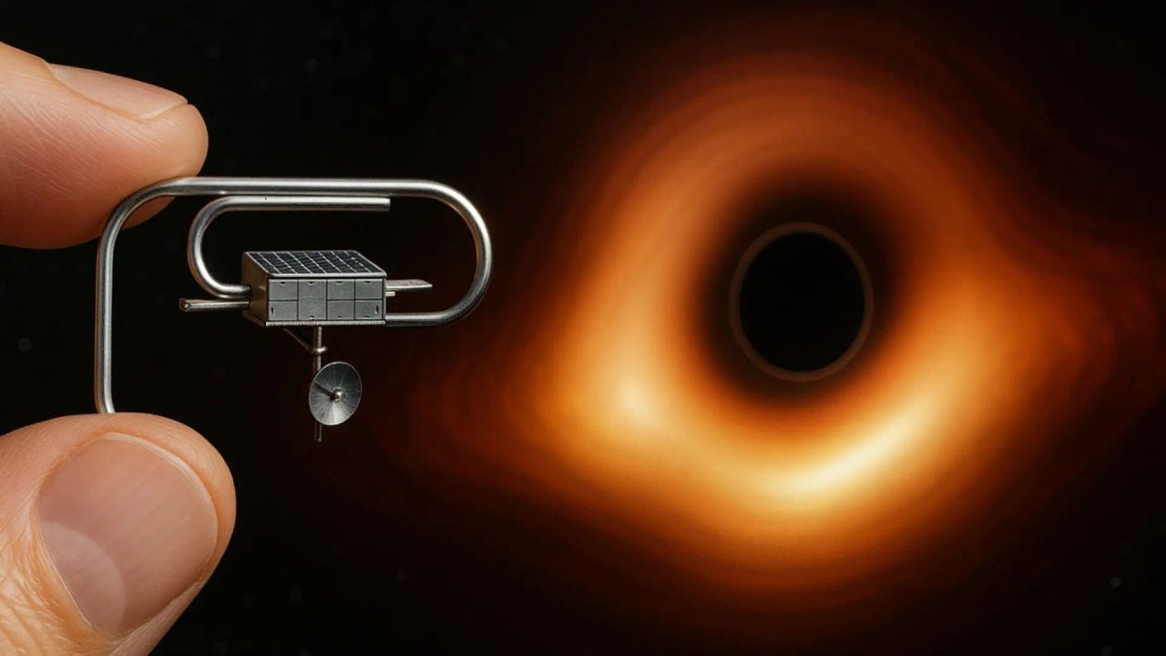 Bir astrofizikçinin çılgın fikri: Kara delikleri incelemek için küçük bir uzay aracı yaratmak