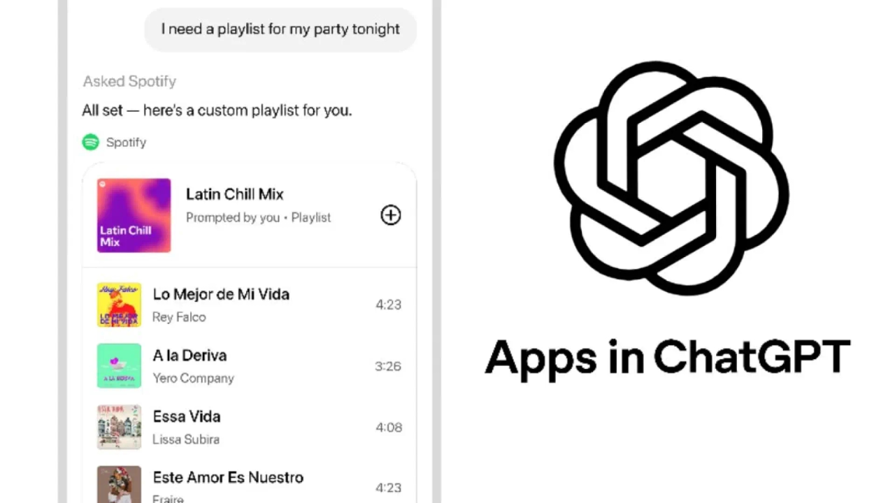 Mit ChatGPT können Sie jetzt alles im selben Chat erledigen: vom Senden von Gmail-E-Mails bis zum Musikhören mit Spotify.