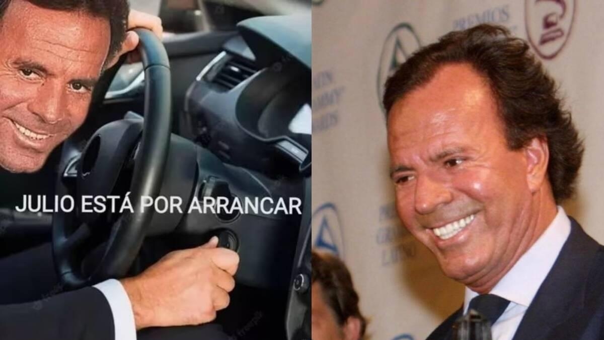Julio Iglesias ve temmuz ayının gelişini simgeleyen memler: zamansız bir dijital gelenek.
